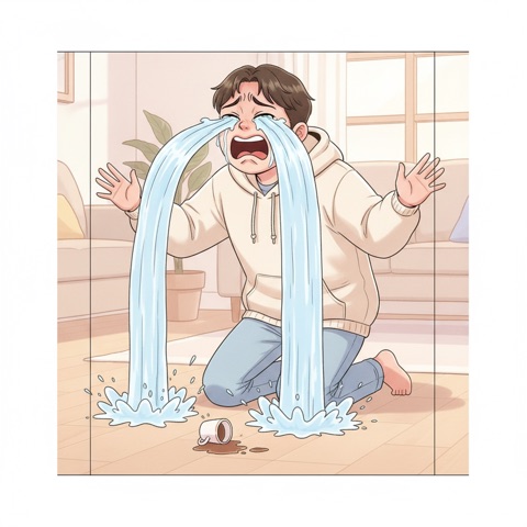 감성 애니 그림체 예시